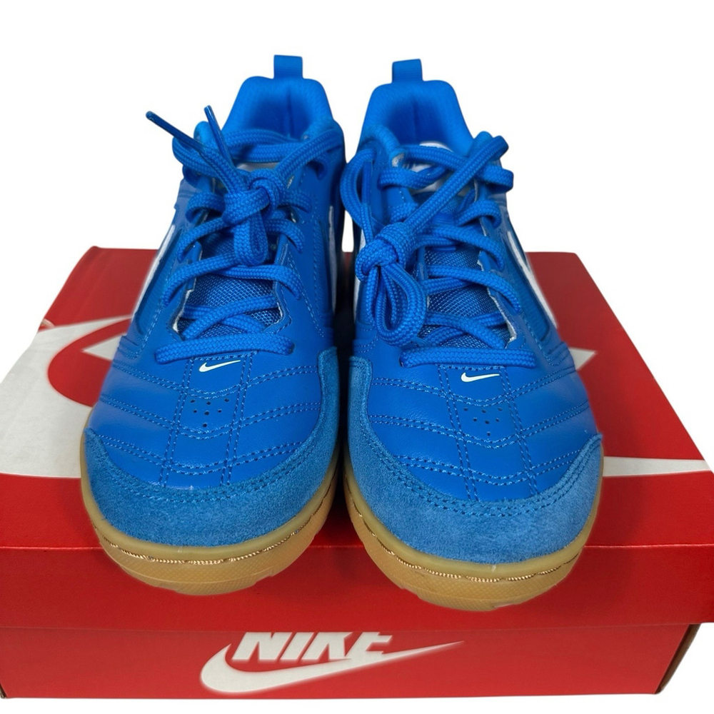 Nike GATO GS Photo Blue Gum Kids Youth 4Y Indoor Soccer Shoes HV9596-400 Blue - Picture 7 of 12